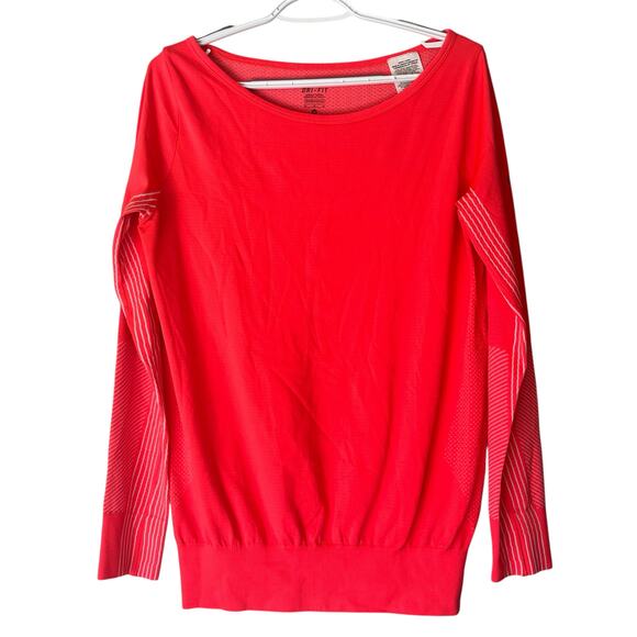 Nike Dri-Fit Hot Pink Long Sleeve Tee Size Medium - Picture 1 of 11